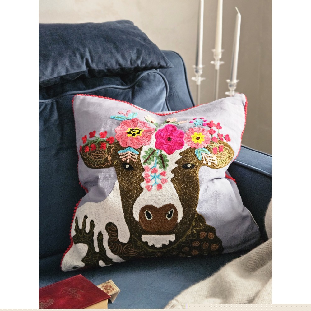 Подушка декоративная «Коровка» с наполнителем