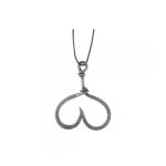 Кулон кованый на шнурке «Сердце»