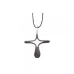 Кулон кованый на шнурке «Мальтийский крест»