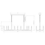 Потолочный подвесной светильник APL-50625