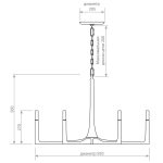 Потолочный подвесной светильник APL-50633